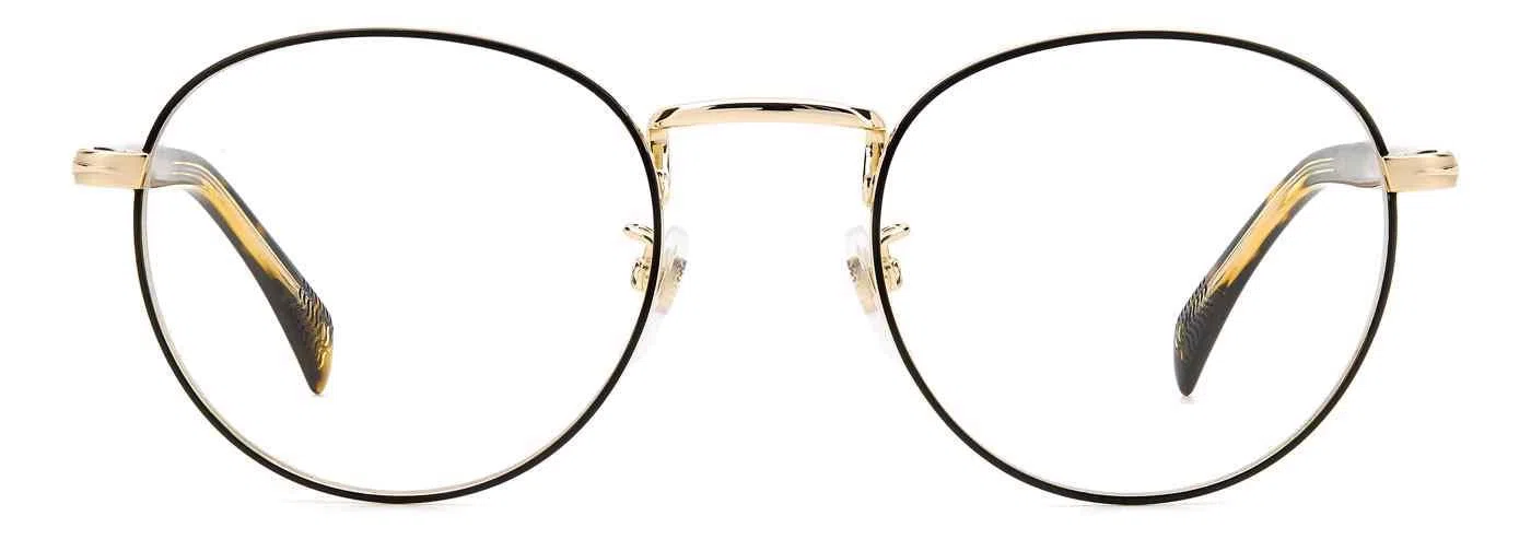 David Beckham DB1127 Eyeglasses - RT GRYHRN - view 5